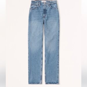 Abercrombie Ultra High Rise 90s Straight Jean Curve Love - 28